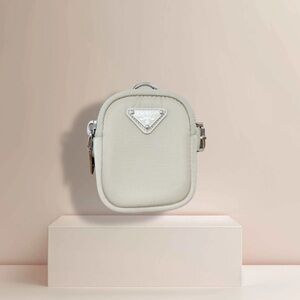 Prada Cream Ankle Wristlet